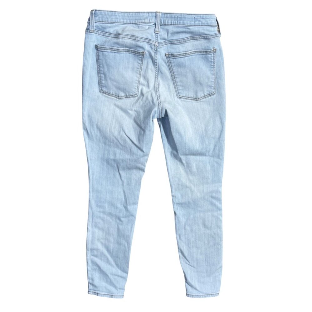 Universal Thread Jeans Mid Rise Skinny Size 8 Light Wash Stretch Women's - Picture 2 of 5